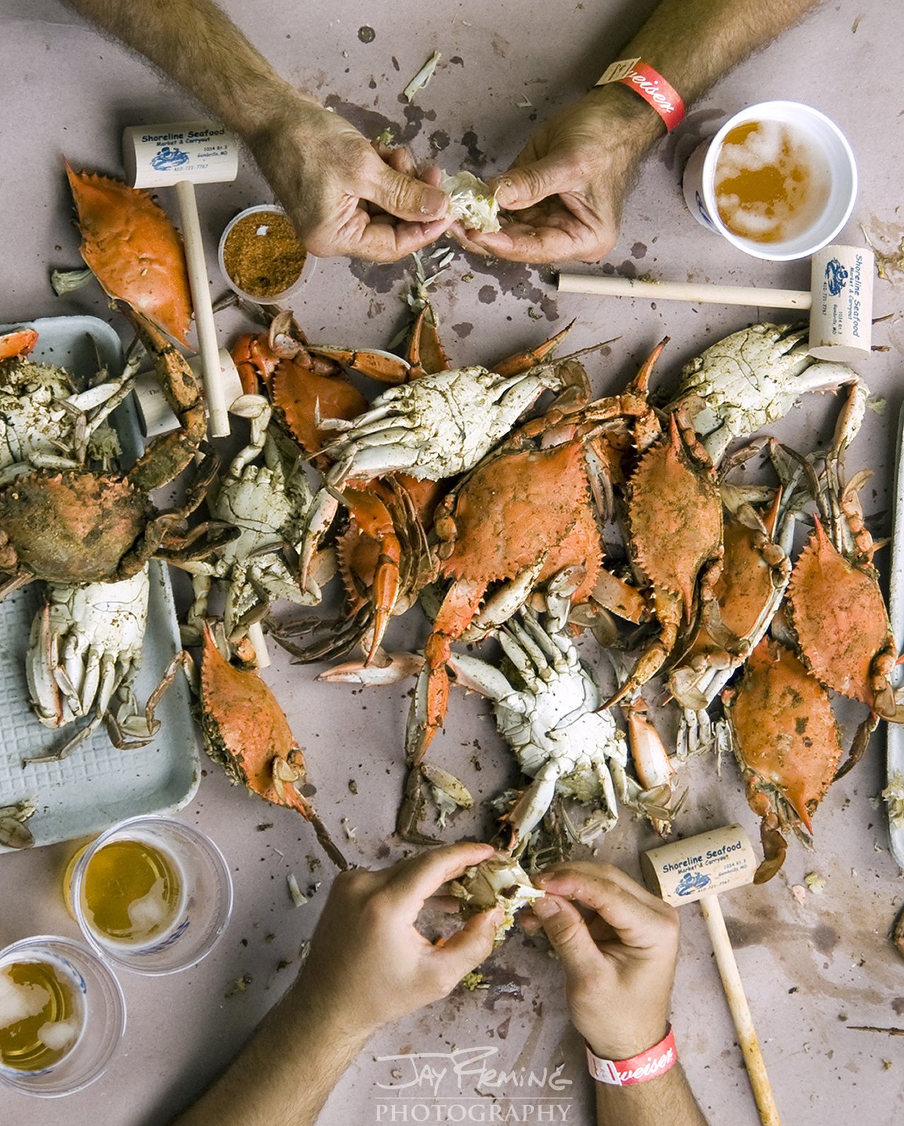 A Maryland crab feast in California