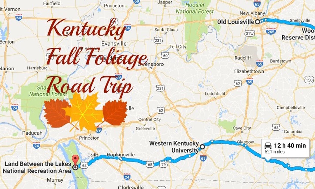 Take This Road Trip To See The Best Fall Foliage In Kentucky