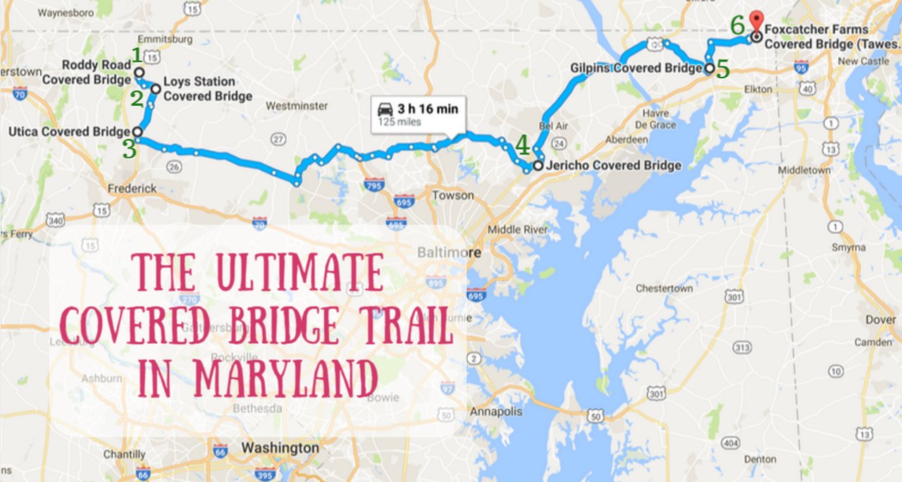 This Ultimate Trail Of Covered Bridges In Maryland Is Worth Taking 7761