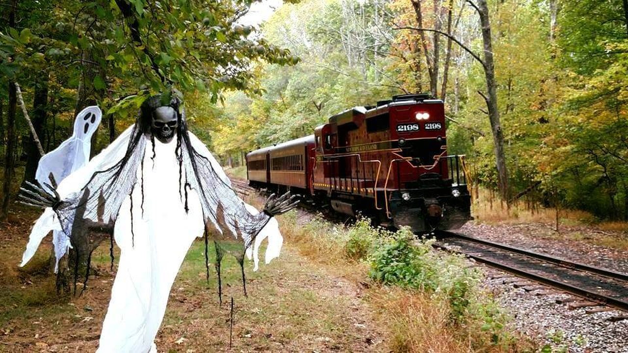 Way To Celebrate Halloween Haunted Steam Engine Train 