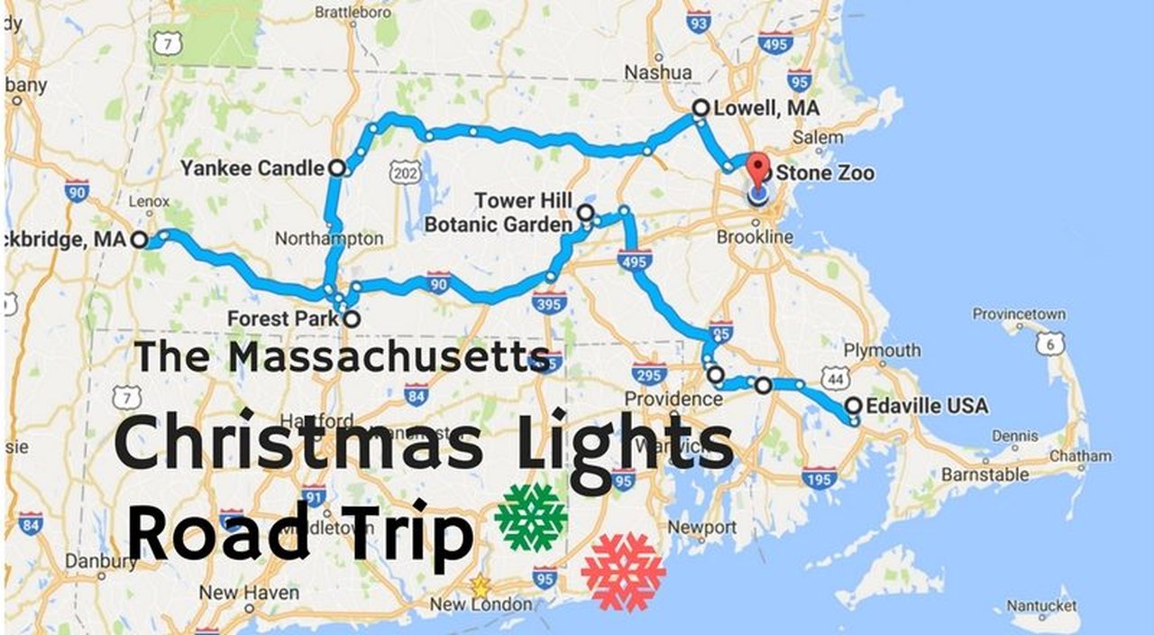 Road Trip To See The Best Christmas Lights In Massachusetts