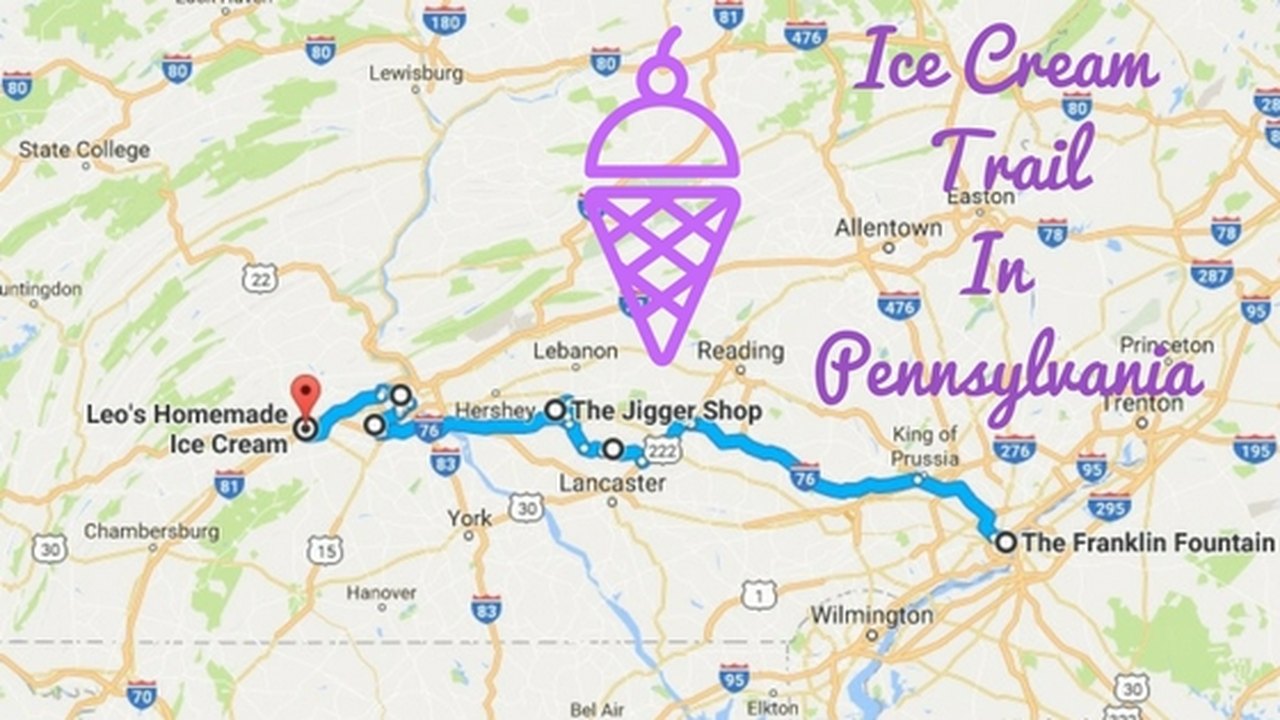 Take This Ice Cream Trail For The Best Ice Cream In Pennsylvania