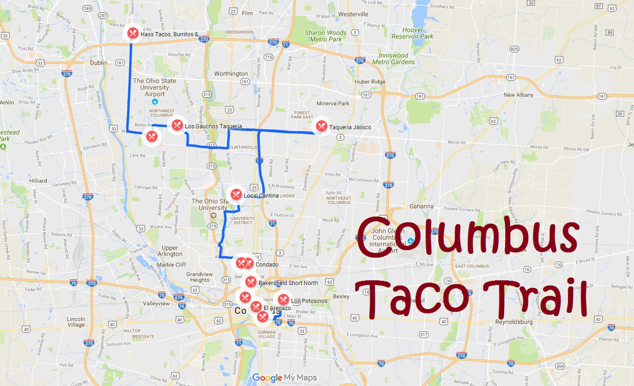 The Ultimate Taco Trail Through Columbus