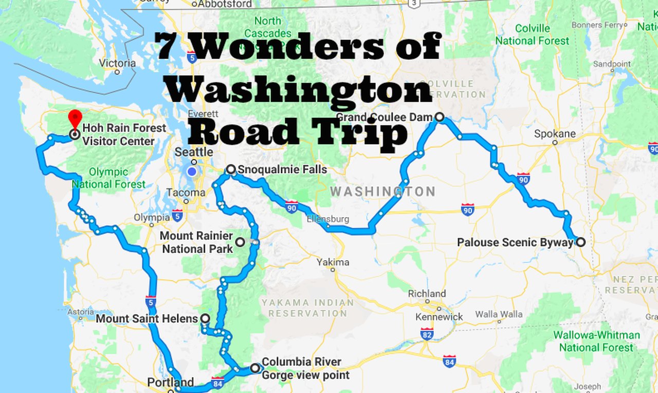 This Scenic Road Trip Takes You To All 7 Wonders Of Washington