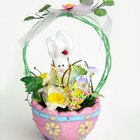 easter basket image by Maria Brzostowska from Fotolia.com Easter baskets make good presents for small guests.