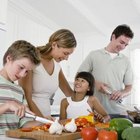 Jupiterimages/Pixland/Getty Images Kids' eating habits improve when they help in the kitchen.