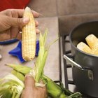 Jupiterimages/Comstock/Getty Images Corn on the cob is easy to prepare and cooks in minutes.