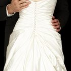 Jupiterimages/Photos.com/Getty Images Strapless wedding gowns are a popular choice for brides.