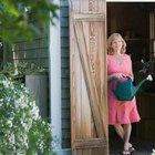 Jupiterimages/Photos.com/Getty Images Landscaping around your garden shed can enhance its practical uses.