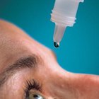 Comstock/Comstock/Getty Images Keep eye solution nearby when you color your eyebrows.