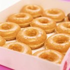 ITStock Free/Polka Dot/Getty Images Donut glazes are made from powdered sugar and water or milk.