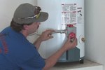 checking hot water heater element