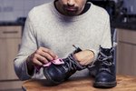 grease out of shoes
