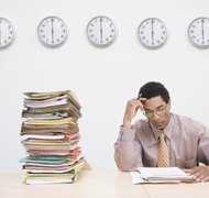 Jack Hollingsworth/Photodisc/Getty Images A financial affidavit can take a long time to complete.