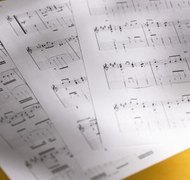 Creatas/Creatas/Getty Images Music sheets can be registered with the United States Copyright Office.