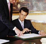Allan Danahar/Digital Vision/Getty Images The partnership agreement may dictate when and how a partnership is dissolved.