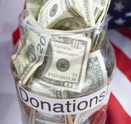 Brand X Pictures/Brand X Pictures/Getty Images Nonprofit organizations frequently seek grant funding in addition to private donations.