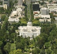 Thinkstock/Comstock/Getty Images California's Secretary of State's office in Sacramento regulates businesses such as LLCs.