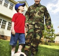 Thinkstock Images/Stockbyte/Getty Images Deploying parents may be protected by special laws.