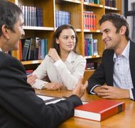 Pixland/Pixland/Getty Images Out-of-court processes are available to help couples complete a friendly divorce.