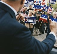 Digital Vision./Digital Vision/Getty Images Tax laws give a thumbs-down to partisan political activity by nonprofits.