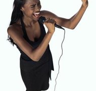 Comstock/Comstock/Getty Images Recording a vocal demo involves complex copyright issues.