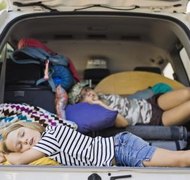 Jupiterimages/BananaStock/Getty Images Equal time joint custody might require children to travel frequently.