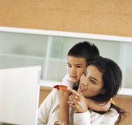 Stockbyte/Stockbyte/Getty Images Child support calculations do not take gender into account.