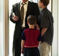 Thinkstock Images/Stockbyte/Getty Images With liberal visitation rights, your spouse can take the kids at unscheduled times.