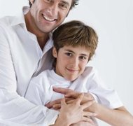 Jupiterimages/Polka Dot/Getty Images A paternity test can identify a chlid's biological father.