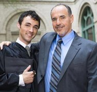 Creatas Images/Creatas/Getty Images Child support often ends upon graduation from high school.