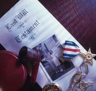 Comstock/Comstock/Getty Images A will entrusts a person's last wishes to the executor.