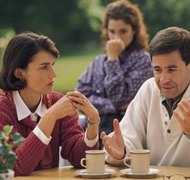 Comstock/Comstock/Getty Images Collaborative divorces often include mediation and arbitration.