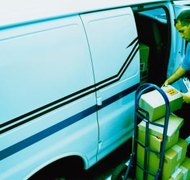 Ryan McVay/Photodisc/Getty Images The IRS allows deductions and write-offs for business vehicles.