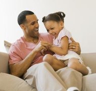Jupiterimages/Creatas/Getty Images Typically, a child will live with her custodial parent, and will see the parent who has visitation rights, based on a schedule.