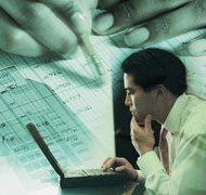Stockbyte/Stockbyte/Getty Images Some accountants have specific experience with divorce assets and liabilities.