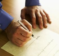 Stockbyte/Stockbyte/Getty Images An executor's deed is used to transfer property from an estate.