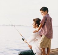 Digital Vision./Digital Vision/Getty Images The parent who spends less time with the child has secondary custody.