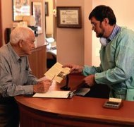 Keith Brofsky/Photodisc/Getty Images Courts can appoint people to help Alzheimer's patients.