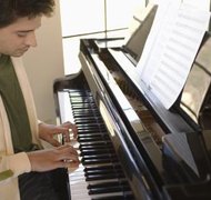 Jupiterimages, Brand X Pictures/Brand X Pictures/Getty Images Photocopying sheet music without permission violates copyright laws.