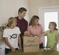 Jupiterimages/Brand X Pictures/Getty Images The bankruptcy law accepts charitable giving, with conditions.