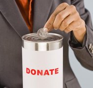 Thinkstock Images/Comstock/Getty Images 501(c)(3) organizations may receive cash or non-cash contributions.