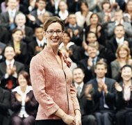 Digital Vision./Digital Vision/Getty Images Some invention conventions allow you to present your idea to groups of potential investors.