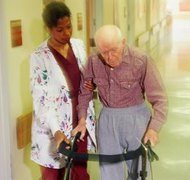 Stockbyte/Stockbyte/Getty Images Nursing home care can run into the tens of thousands each year.