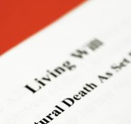 Thinkstock/Comstock/Getty Images Legal wills are helpful even when there are few assets to distribute.