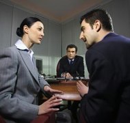 Thinkstock Images/Stockbyte/Getty Images Bankruptcy courts may consider living trust assets