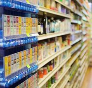 Jupiterimages/Creatas/Getty Images Thousands of different trademarks are displayed in a modern supermarket.