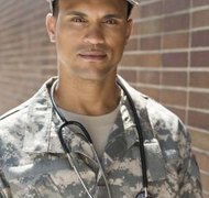 Jupiterimages/Creatas/Getty Images You must prove to the court that your spouse is not serving in the military.