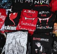 Sean Gallup/Getty Images News/Getty Images T-shirt designs not eligible for copyright protection might nonetheless be trademarked.