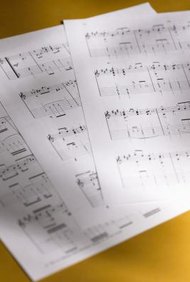 Creatas/Creatas/Getty Images Music sheets can be registered with the United States Copyright Office.